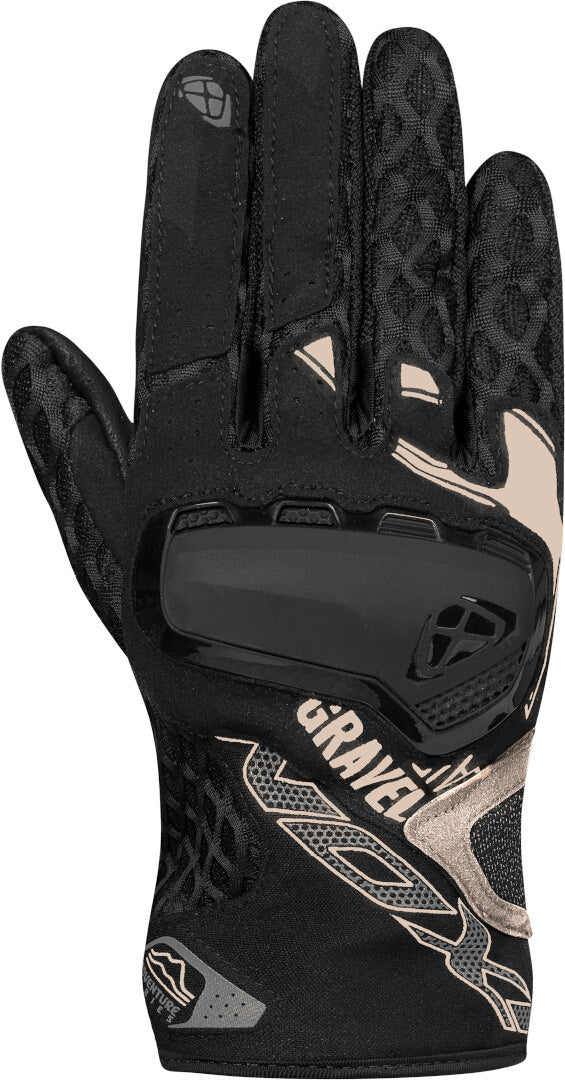 Ixon Gravel Air Gloves - Black/Sand