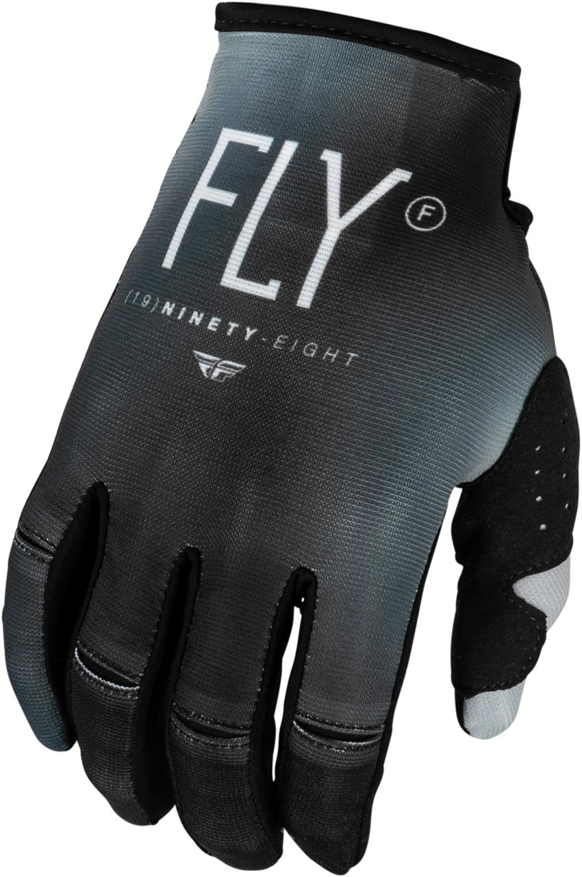 Fly Racing Kinetic Prodigy 2024 Youth Gloves - Black Light Grey