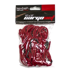Lextek Cargo Net 15X15 Inch - Red