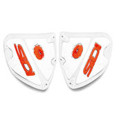 Sidi Crossfire 1 Replacement Shin Plate - White/Orange