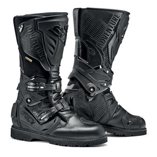 Sidi Adventure 2 Gore-Tex Motorcycle Boots - Black/Black