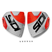 Sidi Crossfire 3 Replacement Shin Plate - Ash Red/Fluro Black