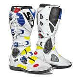 Sidi Crossfire 3 Motorcycle Boots - Yellow/Fluro/White/Blue