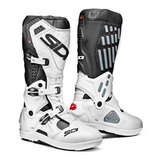 Sidi Atojo SRS Motorcycle Boots - Black/White