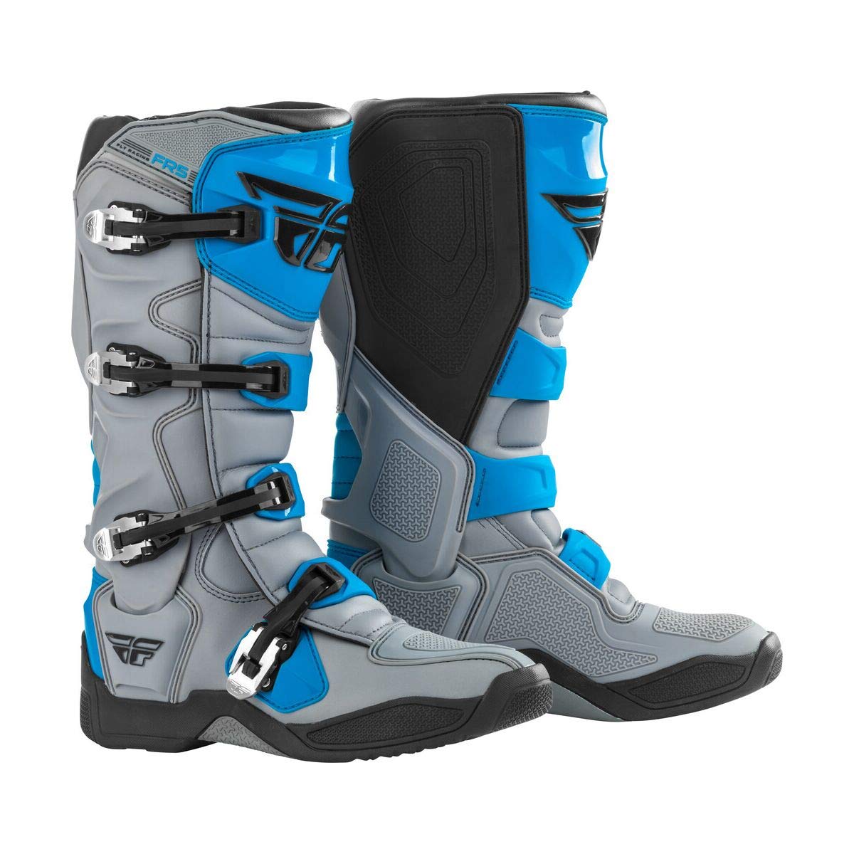 Fly Racing FR5 Motorcycle Boots -  Grey/Blue