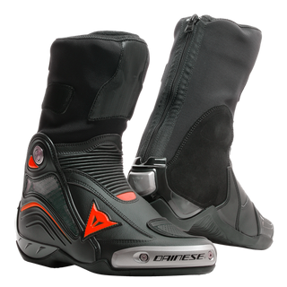 Dainese Axial D1 Boots - Black/Fluro-Red