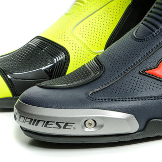 Dainese Axial D1 Valentino Replica Boots - Fluo-Yellow/Blue-Reggiani