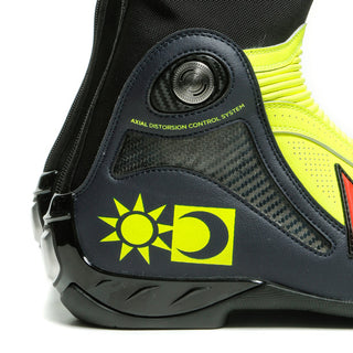 Dainese Axial D1 Valentino Replica Boots - Fluo-Yellow/Blue-Reggiani