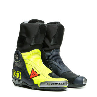 Dainese Axial D1 Valentino Replica Boots - Fluo-Yellow/Blue-Reggiani