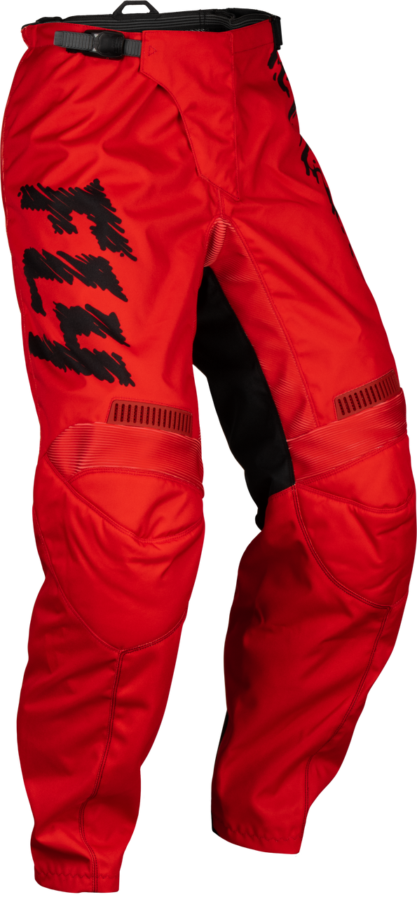 Fly Racing 2024 F-16 Youth Pants - Red Black Grey