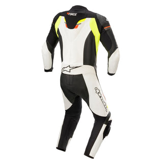 Alpinestars Gp Force Chaser One Piece Suit - Black/White/Red Fluro/Yellow Fluro