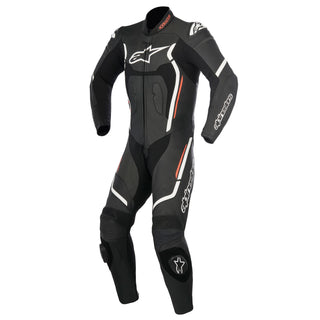 Alpinestars Mens Motegi v2 Leather Suit - Black/White/Red - MotoHeaven