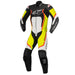 Alpinestars Mens Motegi v2 Leather Suit - Black/White/Yellow - MotoHeaven