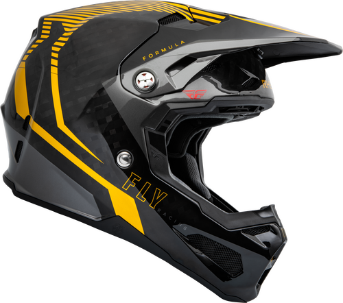 Fly Racing Formula Carbon Tracer Helmet - Gold Black