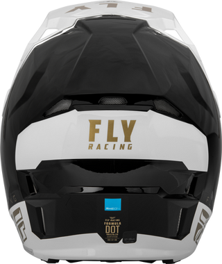 Fly Racing Youth Formula CP Slant Helmet - Black/White/Gold