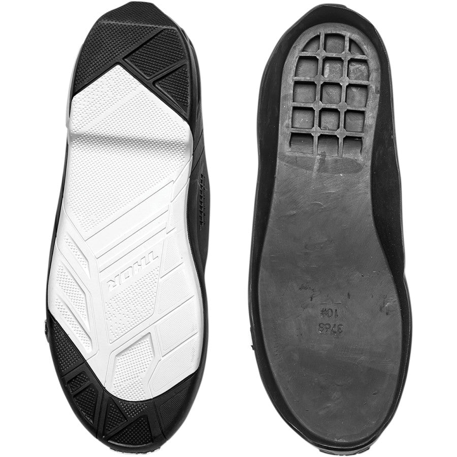 Thor Radial Boot Replacement Outsole - Black/White
