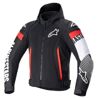 Alpinestars Zaca Air Jacket - Black White/Red Fluro
