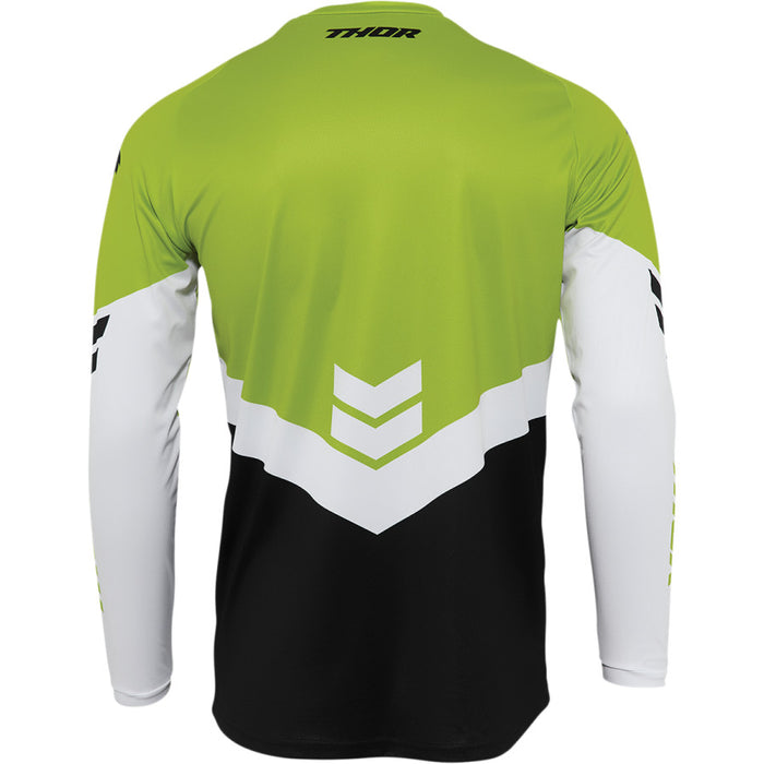 Thor Youth Sector Chev Jersey - Black/Green