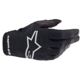 Alpinestars 2023 Radar Gloves - Black/Brushed Silver