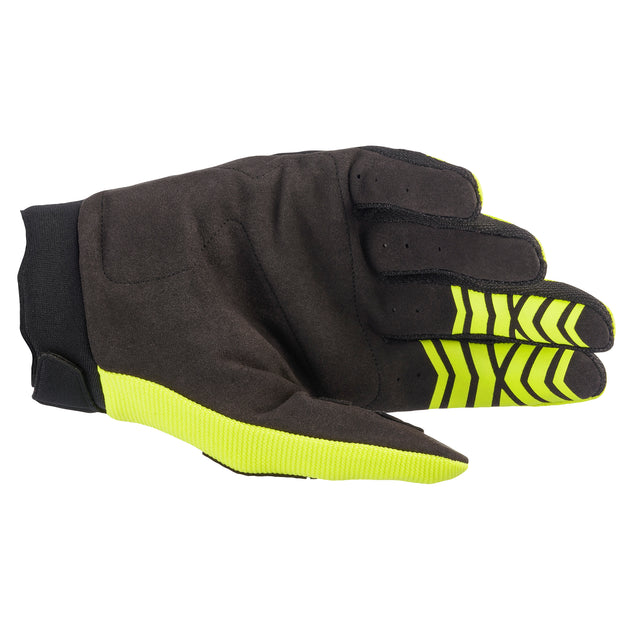 Alpinestars 2022-2023 Youth Full Bore Gloves  - Yellow Fluro/Black