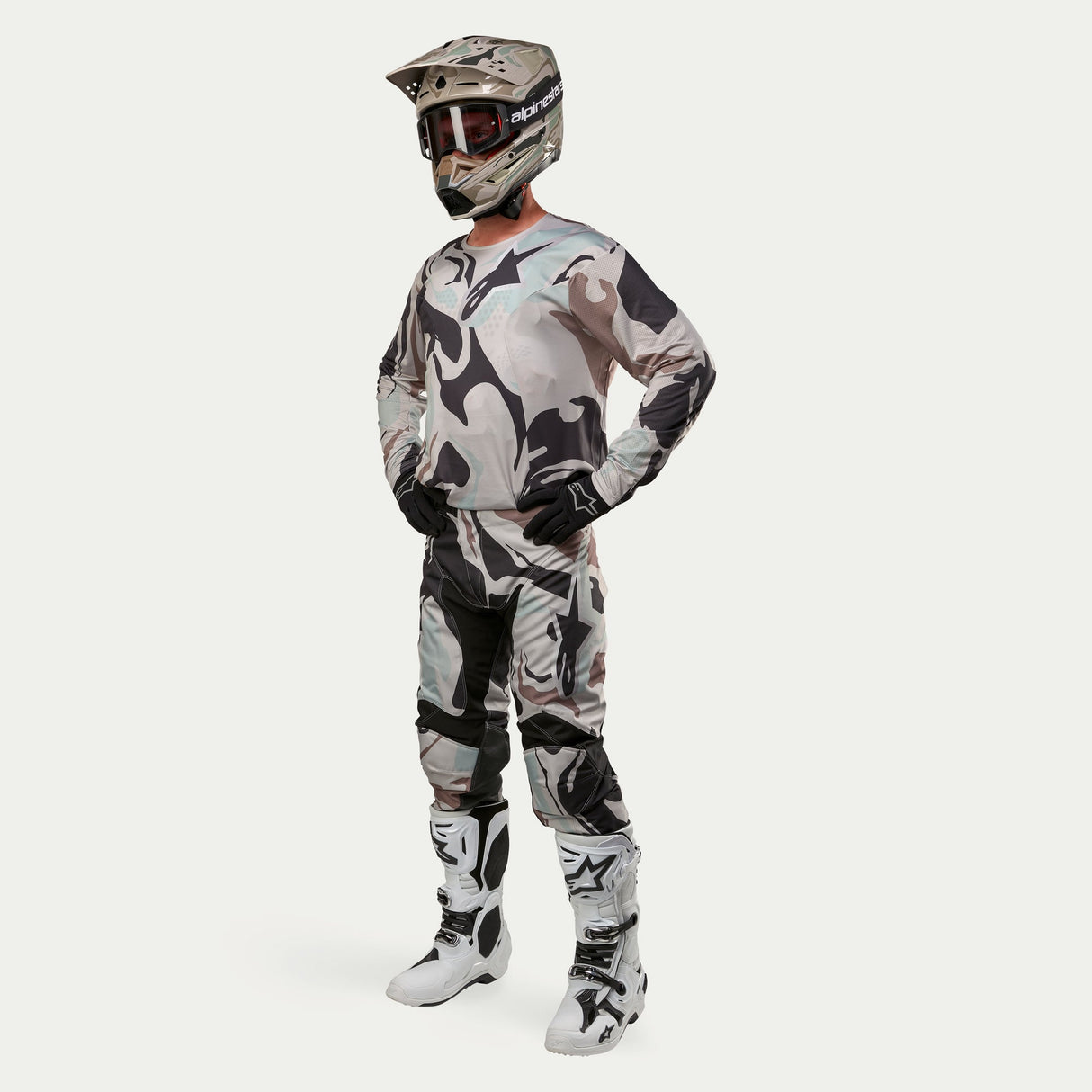 Alpinestars 2024 Racer Tactical Pants - Iron Camo Dust Gray