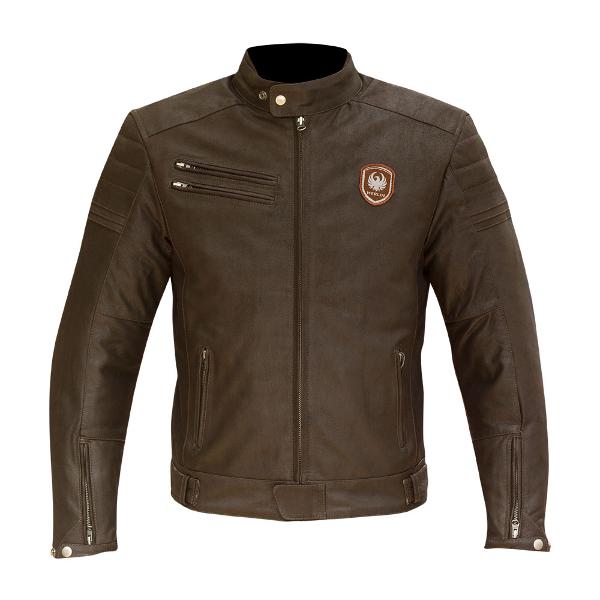 Merlin Alton Leather Jacket – Brown - MotoHeaven