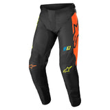 Alpinestars 2022 Youth Racer Compass Pants - Black/Yellow/Fluro Coral