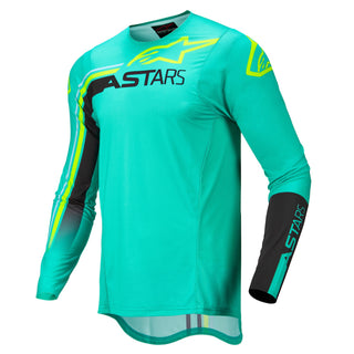 Alpinestars 2022 Supertech Blaze Jersey - Past Green/Black/Fluro Yellow