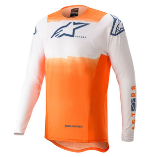 Alpinestars 2022 Supertech Foster Jersey - Orange/White/Blue