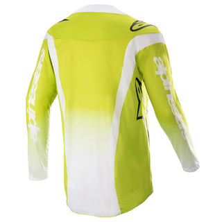 Alpinestars 2023 Techstar Push Jersey - Yellow Fluro White