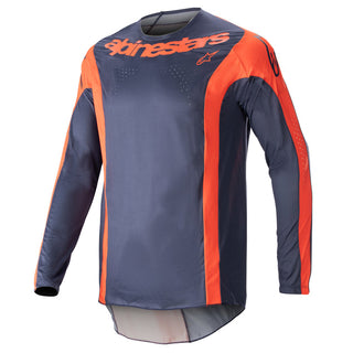 Alpinestars 2023 Techstar Arch Jersey - Night Navy Hot Orange