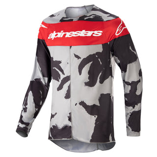 Alpinestars 2023 Racer Tactical Jersey - Cast Gray Camo Mars Red