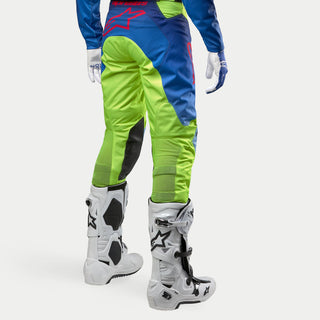 Alpinestars 2024 Racer Hoen Pants - Fluro Yellow Blue Night Navy
