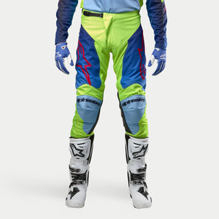 Alpinestars 2024 Racer Hoen Pants - Fluro Yellow Blue Night Navy