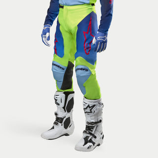 Alpinestars 2024 Racer Hoen Pants - Fluro Yellow Blue Night Navy