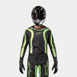 Alpinestars 2024 Fluid Lurv Jersey - Black Fluro Yellow