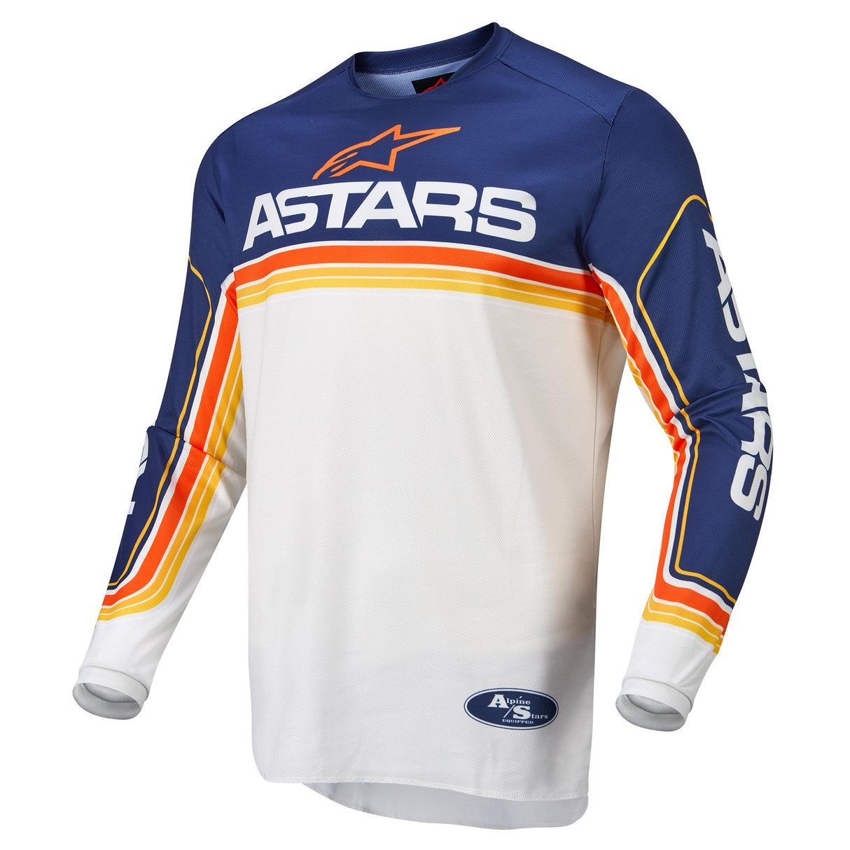 Alpinestars 2022 Fluid Speed Jersey - Blue/White/Orange