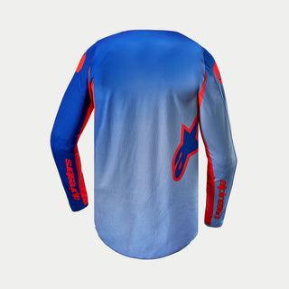 Alpinestars 2024 Fluid Lucent Jersey - Blue Ram Hot Orange