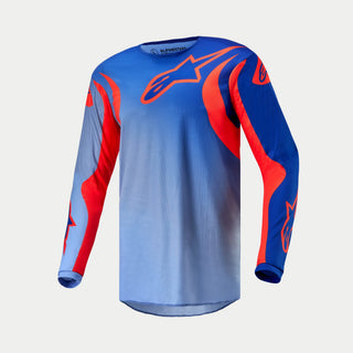 Alpinestars 2024 Fluid Lucent Jersey - Blue Ram Hot Orange