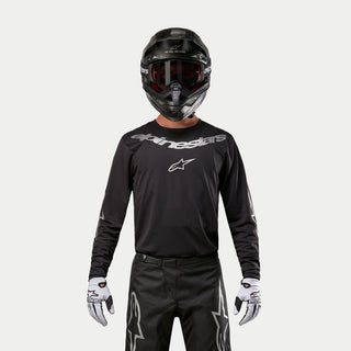 Alpinestars 2024 Fluid Graphite Jersey - Black Silver