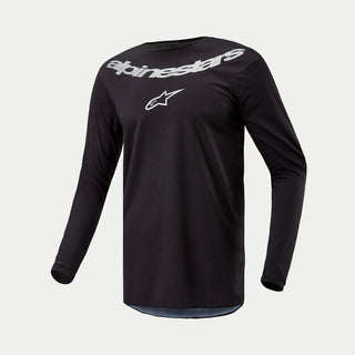 Alpinestars 2024 Fluid Graphite Jersey - Black Silver
