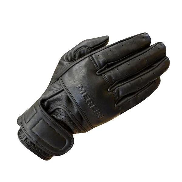Merlin Stretton Mens Gloves – Black - MotoHeaven