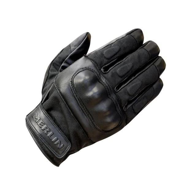 Merlin Ranton Mens Gloves – Black - MotoHeaven