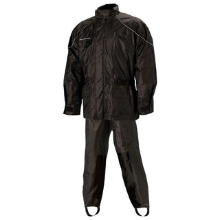 Nelson-Rigg Aston Rainsuit AS-3000 Deluxe 2 piece - Black - MotoHeaven