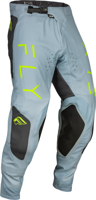 Fly Racing 2024 Evo Pants - Ice Grey Charcoal Neon Green