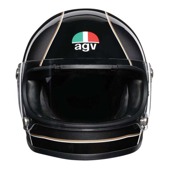 AGV X3000 Super Gloss Black/Grey/Yellow Helmet - MotoHeaven