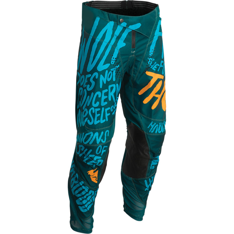 Thor Youth Pulse Counting Sheep Pants - Teal/Tangerine