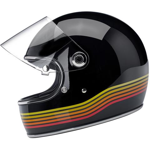 Biltwell Gringo S ECE Motorcycle Helmet - Gloss Black Spectrum