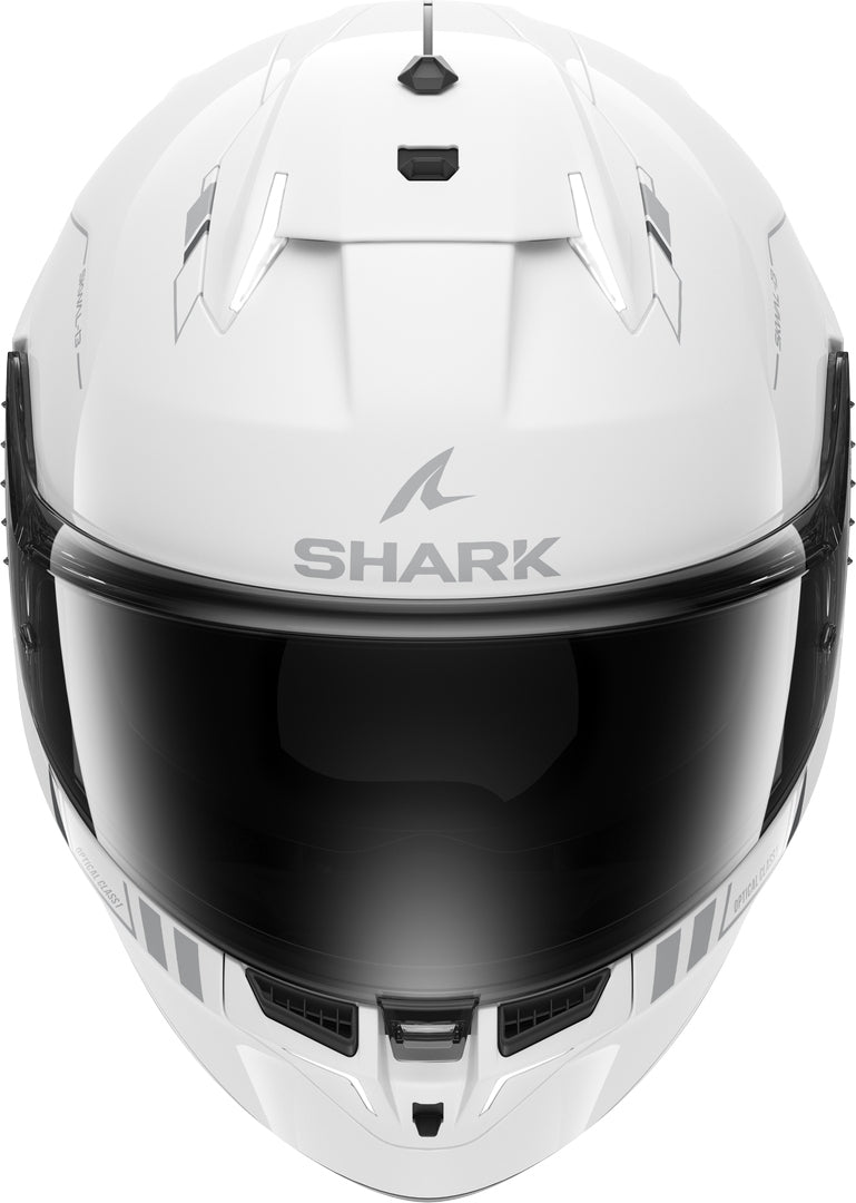 Shark Skwal i3 Blank SP Helmet - White/Silver/Red