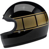 Biltwell Gringo ECE Motorcycle Helmet - Gloss Black Holeshot